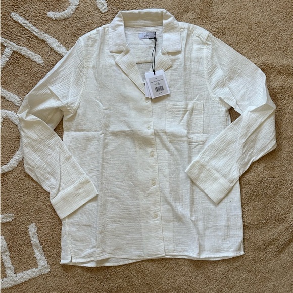 Onia Camp Collared Gauze Shirt NWT Size m - Picture 6 of 6